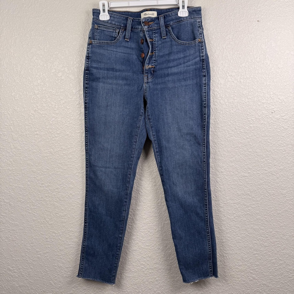 Madewell Jeans Womens 28 (29x26) Curvy Roadtripper High Rise Skinny Button Fly